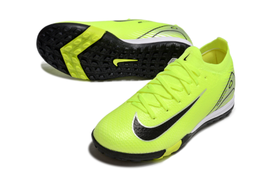 Nike Air Zoom Mercurial Vapor 16 Elite TF Football Shoes - Yellow/Black/Silver