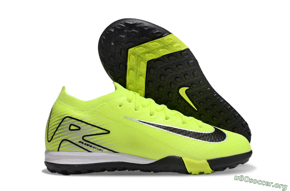 Nike Air Zoom Mercurial Vapor 16 Elite TF Football Shoes - Yellow/Black/Silver 2