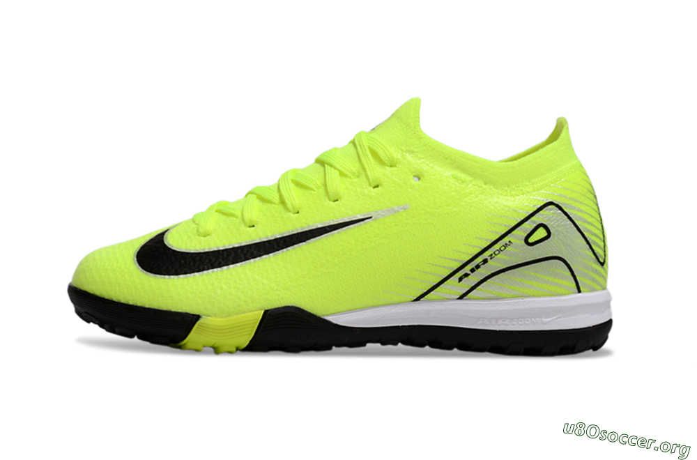 Nike Air Zoom Mercurial Vapor 16 Elite TF Football Shoes - Yellow/Black/Silver 3