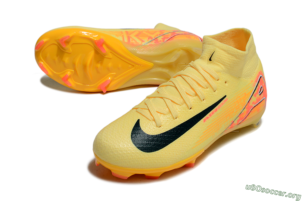 Nike Air Zoom Mercurial Superfly 10 Elite FG Football Boots - Yellow/Black/Red 0