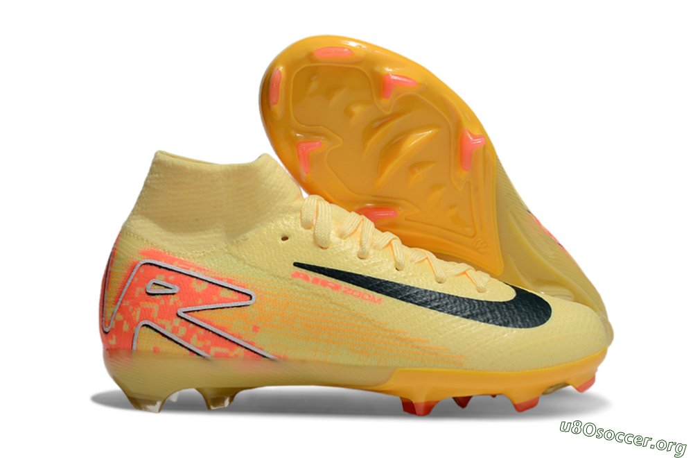 Nike Air Zoom Mercurial Superfly 10 Elite FG Football Boots - Yellow/Black/Red 2