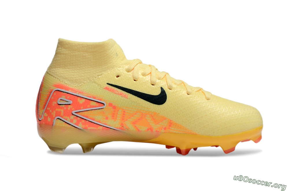 Nike Air Zoom Mercurial Superfly 10 Elite FG Football Boots - Yellow/Black/Red 4