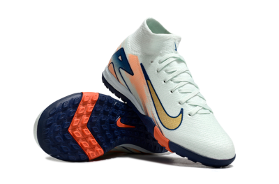 Nike Air Zoom Mercurial Superfly 10 Elite TF Football Shoes - Jade/Gold/Blue