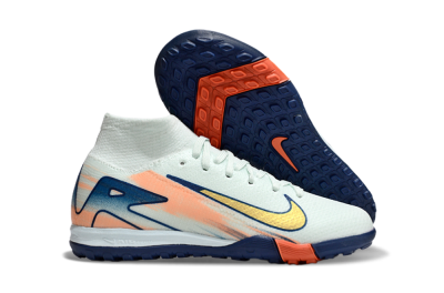 Nike Air Zoom Mercurial Superfly 10 Elite TF Football Shoes - Jade/Gold/Blue