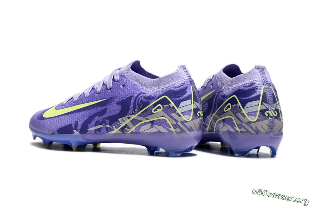 Nike Air Zoom Mercurial Vapor 16 Elite FG Football Boots - Purple/Yellow 5