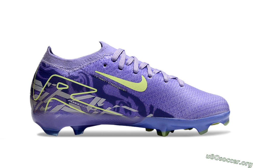 Nike Air Zoom Mercurial Vapor 16 Elite FG Football Boots - Purple/Yellow 4