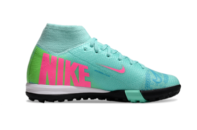 Nike Air Zoom Mercurial Superfly 10 Elite TF Football Shoes - Jade/Pink/Yellow