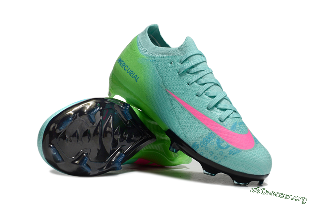 Nike Air Zoom Mercurial Vapor 16 Elite FG Football Boots - Jade/Yellow/Pink 1