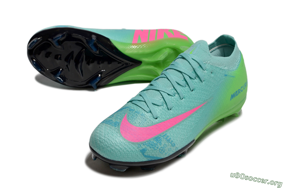 Nike Air Zoom Mercurial Vapor 16 Elite FG Football Boots - Jade/Yellow/Pink 0