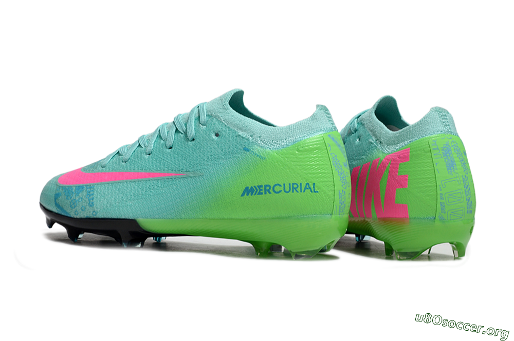 Nike Air Zoom Mercurial Vapor 16 Elite FG Football Boots - Jade/Yellow/Pink 5