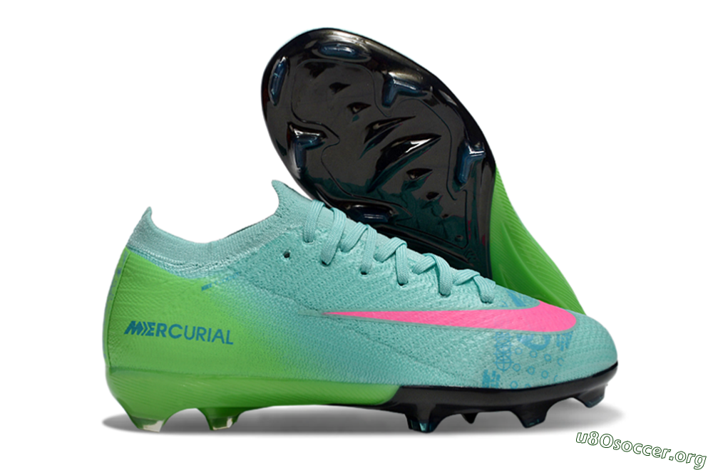 Nike Air Zoom Mercurial Vapor 16 Elite FG Football Boots - Jade/Yellow/Pink 2