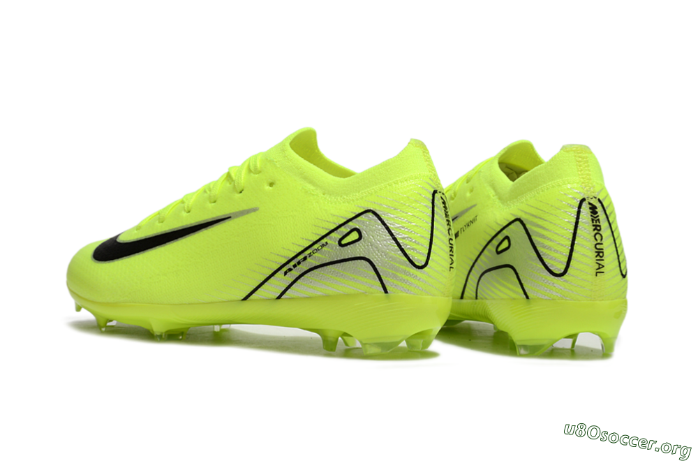 Nike Air Zoom Mercurial Vapor 16 Elite FG Football Boots - Yellow/Black/Silver 5
