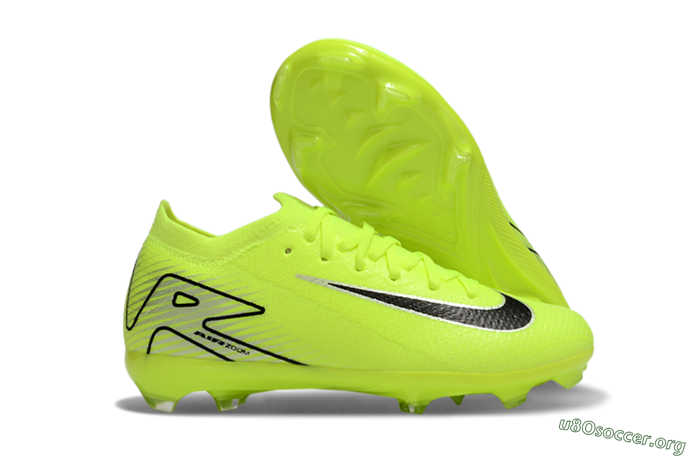 Nike Air Zoom Mercurial Vapor 16 Elite FG Football Boots - Yellow/Black/Silver 2