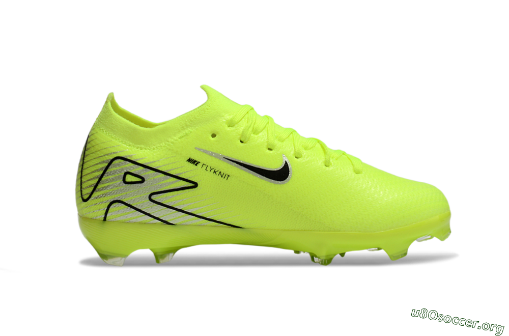 Nike Air Zoom Mercurial Vapor 16 Elite FG Football Boots - Yellow/Black/Silver 4