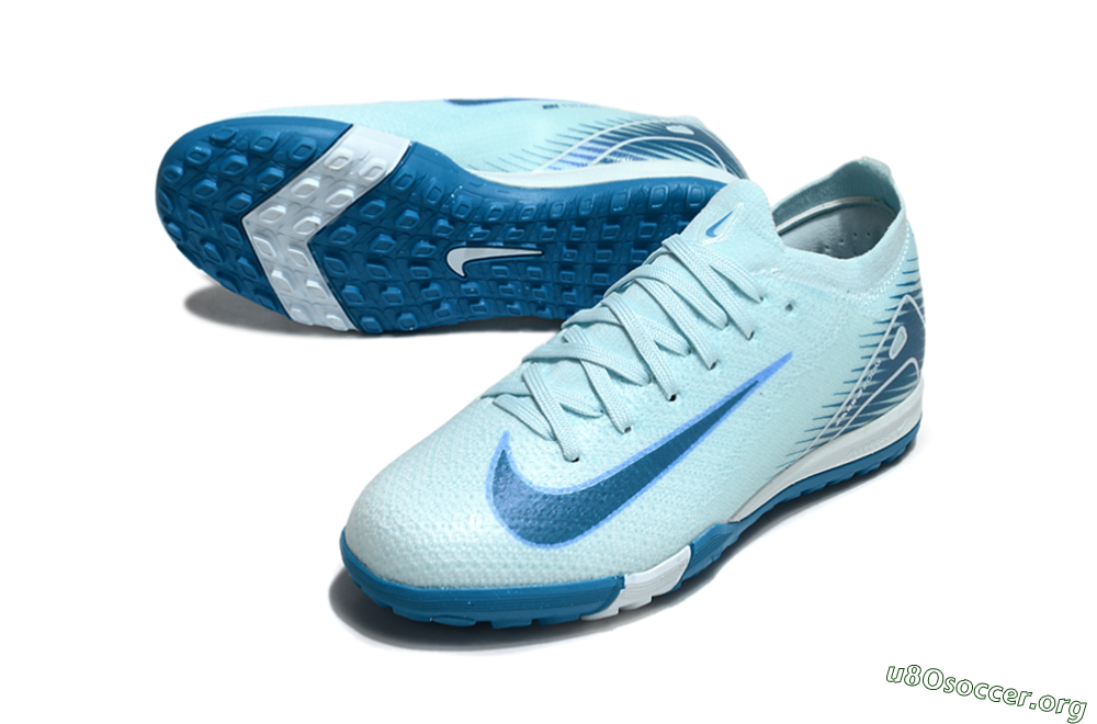 Nike Air Zoom Mercurial Vapor 16 Elite TF Football Shoes - Jade/Blue 0