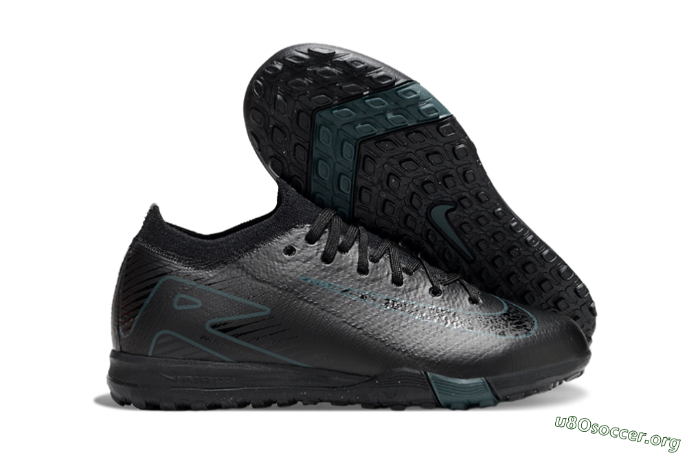 Nike Air Zoom Mercurial Vapor 16 Elite TF Football Shoes - Black/Blue 2