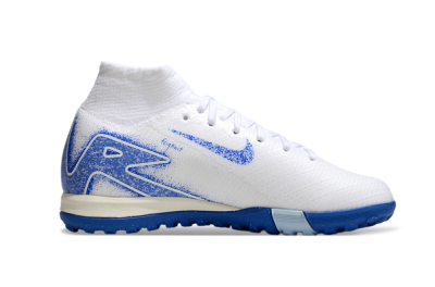 Nike Air Zoom Mercurial Superfly 10 Elite TF Football Shoes - White/Blue