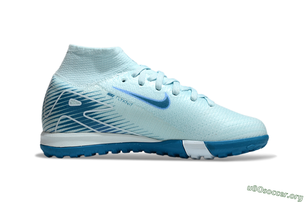 Nike Air Zoom Mercurial Superfly 10 Elite TF Football Shoes - Jade/Blue 4