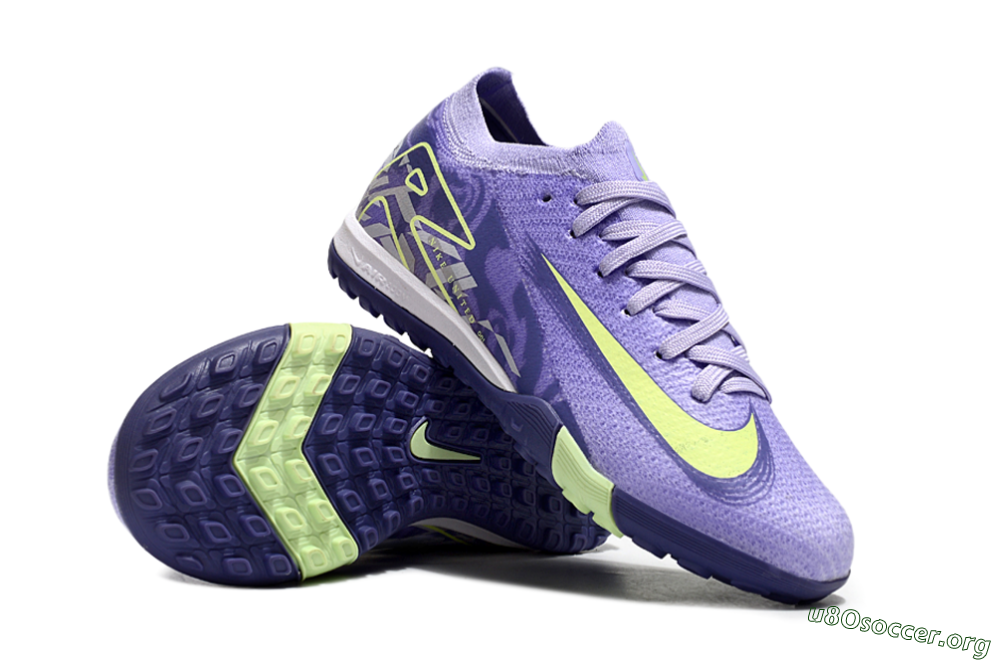 Nike Air Zoom Mercurial Vapor 16 Elite TF Football Shoes - Purple/Yellow 1