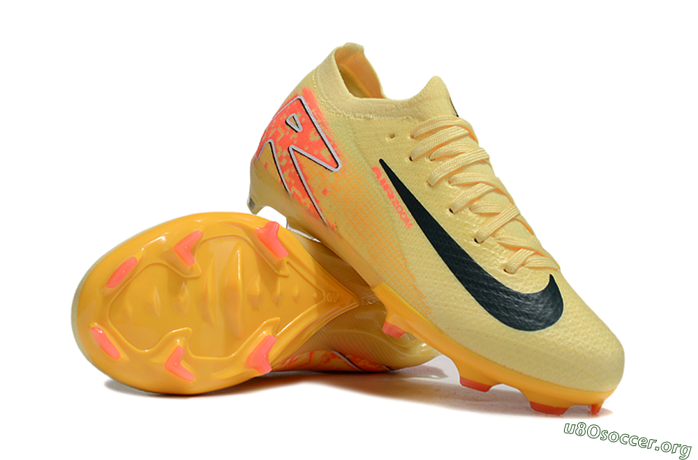 Nike Air Zoom Mercurial Vapor 16 Elite FG Football Boots - Yellow/Black/Red 1