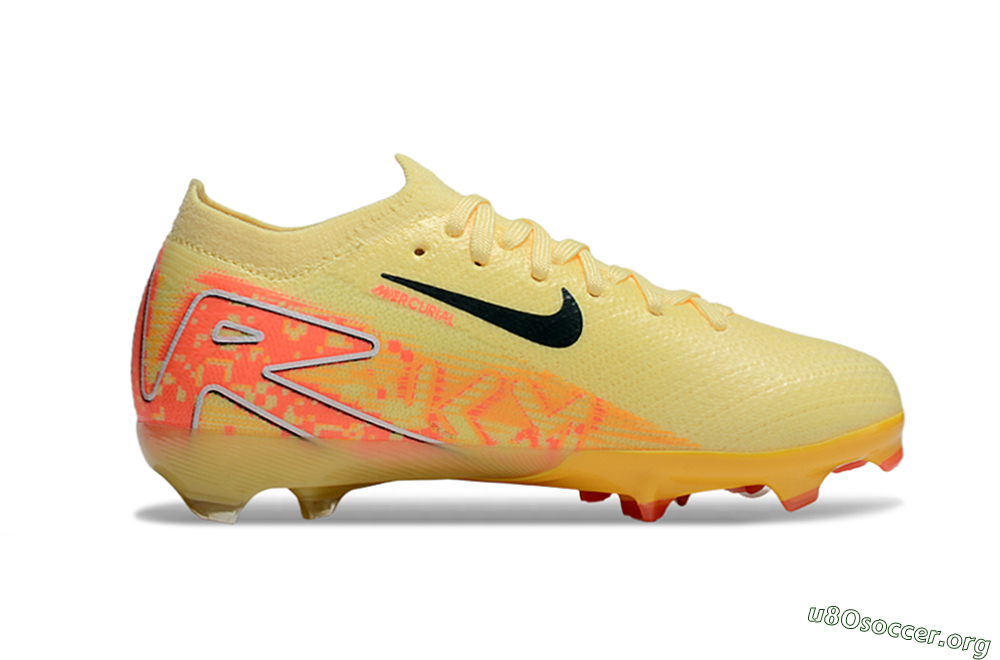 Nike Air Zoom Mercurial Vapor 16 Elite FG Football Boots - Yellow/Black/Red 4