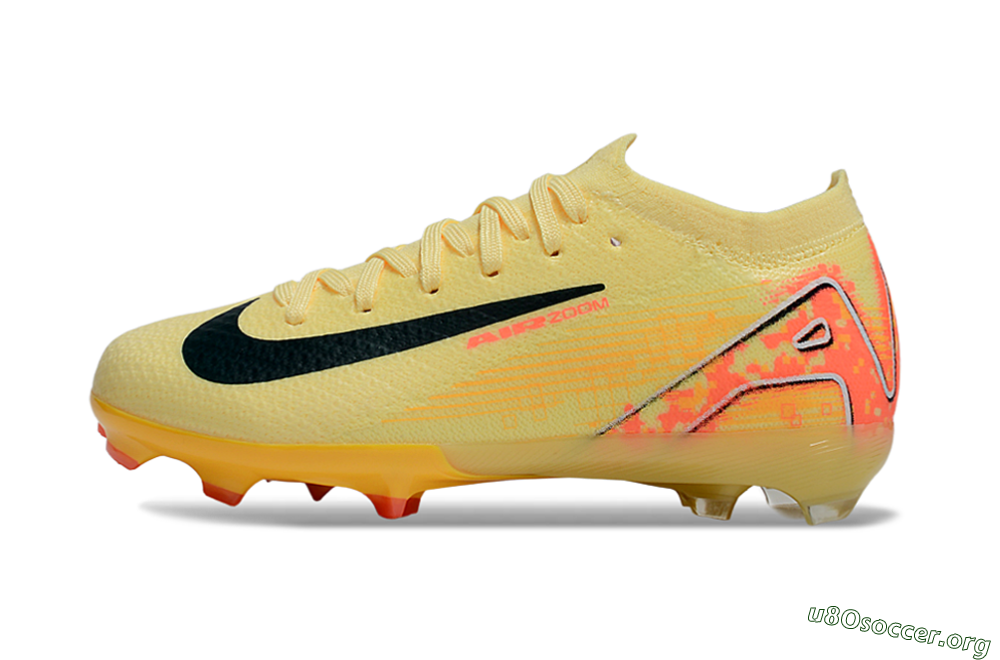 Nike Air Zoom Mercurial Vapor 16 Elite FG Football Boots - Yellow/Black/Red 3
