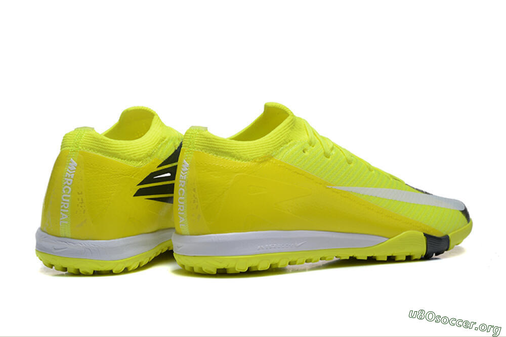 Nike Air Zoom Mercurial Vapor 16 Elite TF Football Shoes - Yellow/Black/White 9