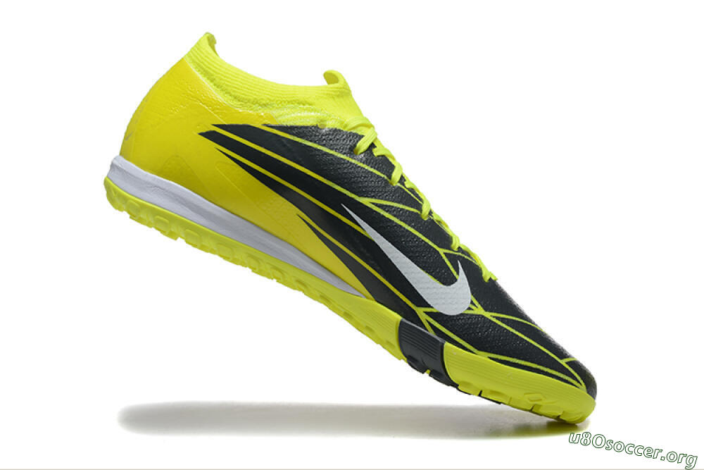 Nike Air Zoom Mercurial Vapor 16 Elite TF Football Shoes - Yellow/Black/White 7