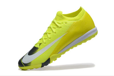 Nike Air Zoom Mercurial Vapor 16 Elite TF Football Shoes - Yellow/Black/White