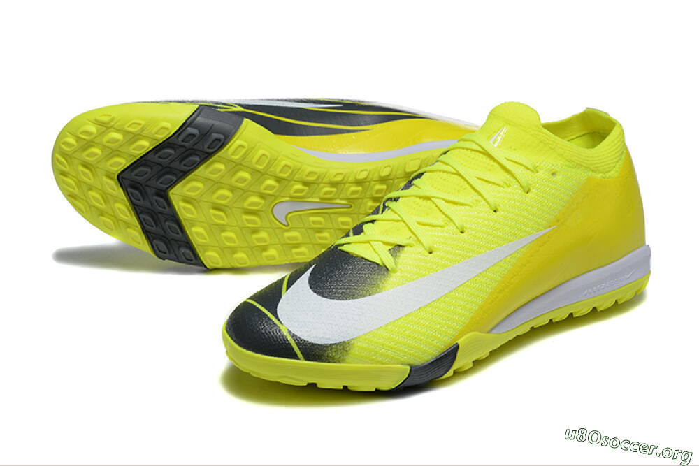 Nike Air Zoom Mercurial Vapor 16 Elite TF Football Shoes - Yellow/Black/White 0