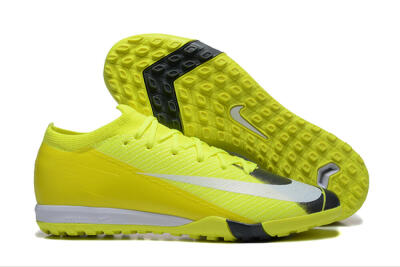 Nike Air Zoom Mercurial Vapor 16 Elite TF Football Shoes - Yellow/Black/White