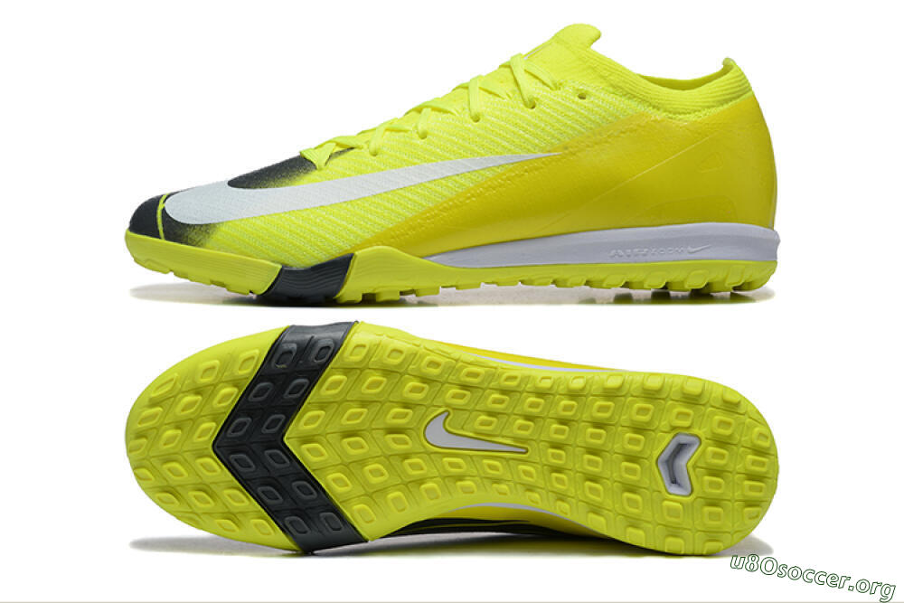 Nike Air Zoom Mercurial Vapor 16 Elite TF Football Shoes - Yellow/Black/White 1