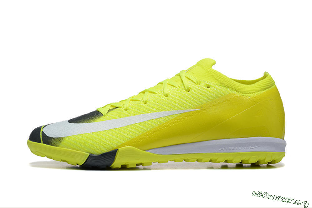 Nike Air Zoom Mercurial Vapor 16 Elite TF Football Shoes - Yellow/Black/White 3