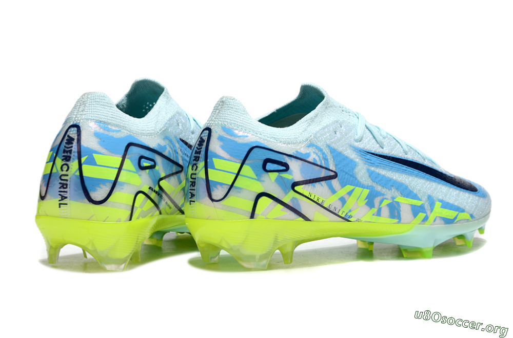 Nike Air Zoom Mercurial Vapor 16 Elite FG Football Boots - Jade/Blue/Yellow 6