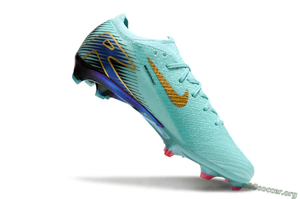 Nike Air Zoom Mercurial Vapor 16 Elite FG Football Boots - Jade/Gold/Blue 4