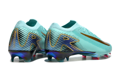 Nike Air Zoom Mercurial Vapor 16 Elite FG Football Boots - Jade/Gold/Blue