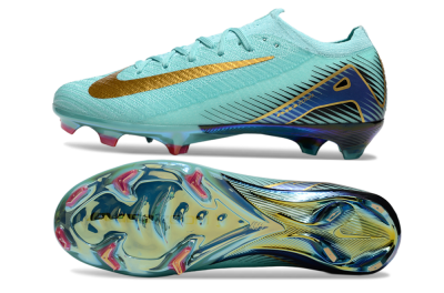 Nike Air Zoom Mercurial Vapor 16 Elite FG Football Boots - Jade/Gold/Blue