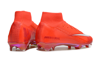 Nike Air Zoom Mercurial Superfly 10 Elite FG Football Boots - Red/White/Gold