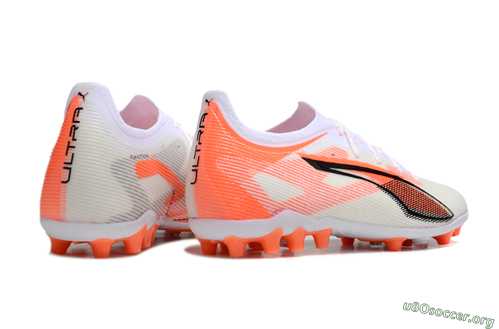 Puma Ultra 5 Ultimate AG Football Boots - White/Red/Black 6
