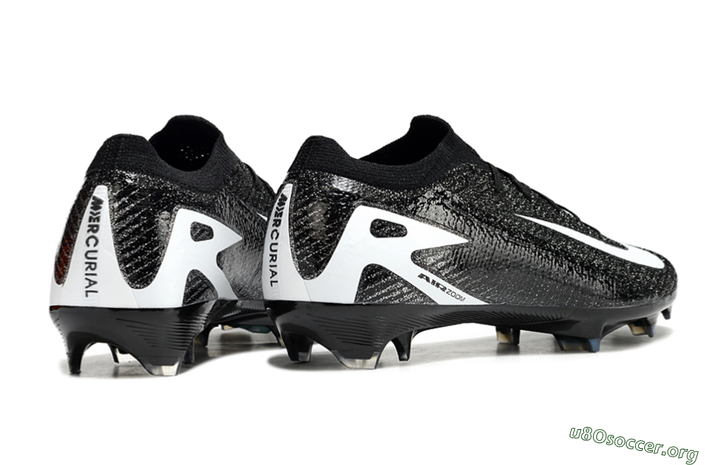 Nike Air Zoom Mercurial Vapor 16 Elite FG Football Boots - Black/White 6