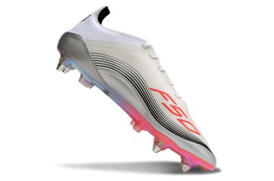 Messi x Adidas F50 Elite 2025 SG Football Boots - Silver/White/Black