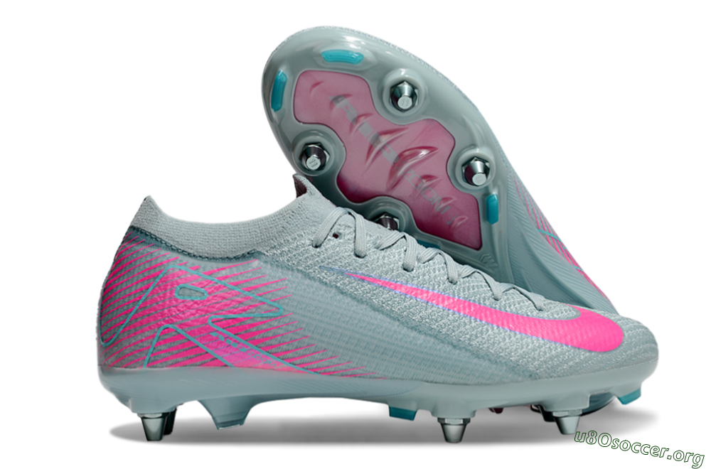 Nike Air Zoom Mercurial Vapor 16 Elite SG Football Boots - Jade/Pink 2