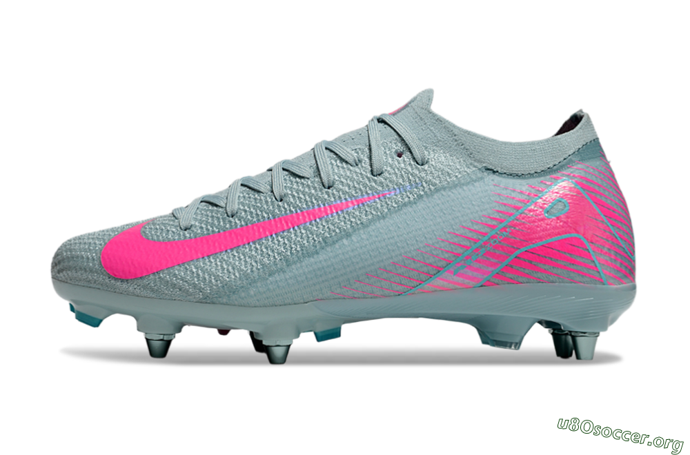 Nike Air Zoom Mercurial Vapor 16 Elite SG Football Boots - Jade/Pink 3