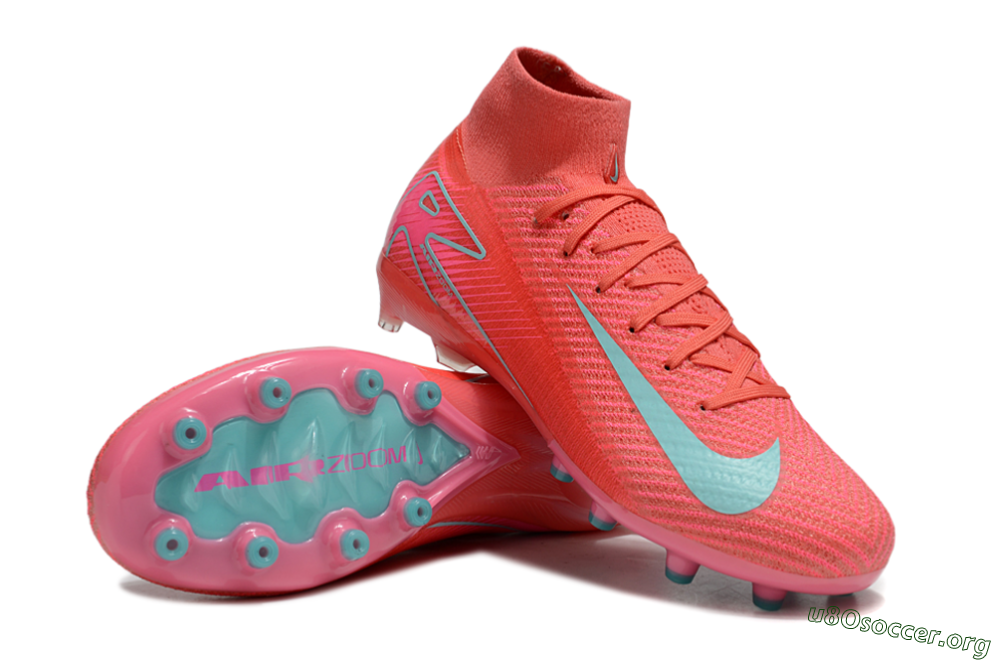 Nike Air Zoom Mercurial Superfly 10 Elite AG Football Boots - Red/Jade 0