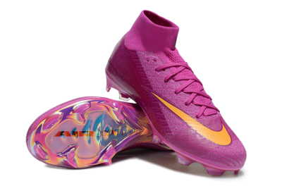 Nike Air Zoom Mercurial Superfly 10 Elite FG Football Boots - Purple/Yellow/Gold