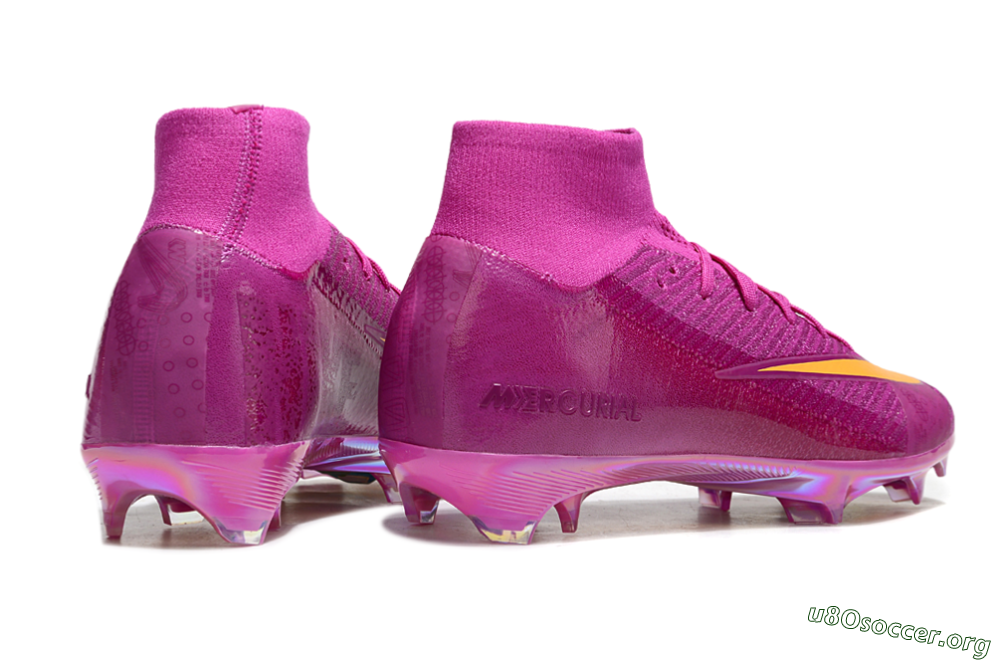 Nike Air Zoom Mercurial Superfly 10 Elite FG Football Boots - Purple/Yellow/Gold 6