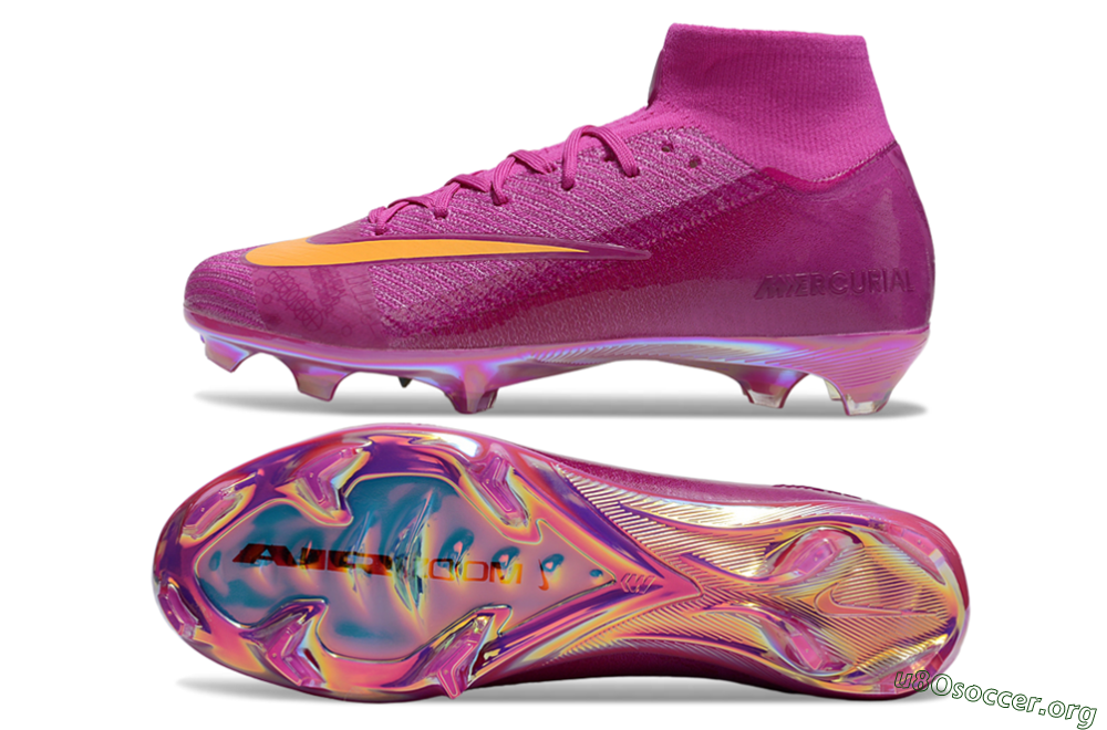 Nike Air Zoom Mercurial Superfly 10 Elite FG Football Boots - Purple/Yellow/Gold 1