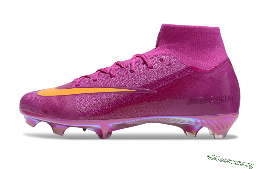 Nike Air Zoom Mercurial Superfly 10 Elite FG Football Boots - Purple/Yellow/Gold 3