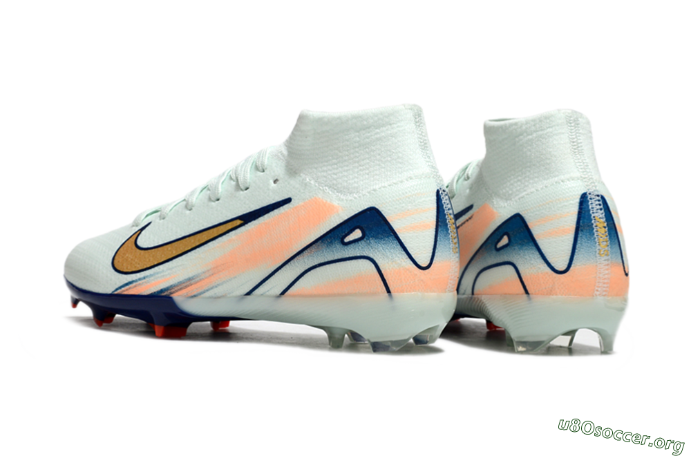 Nike Air Zoom Mercurial Superfly 10 Elite FG Football Boots - Jade/Gold/Blue 5