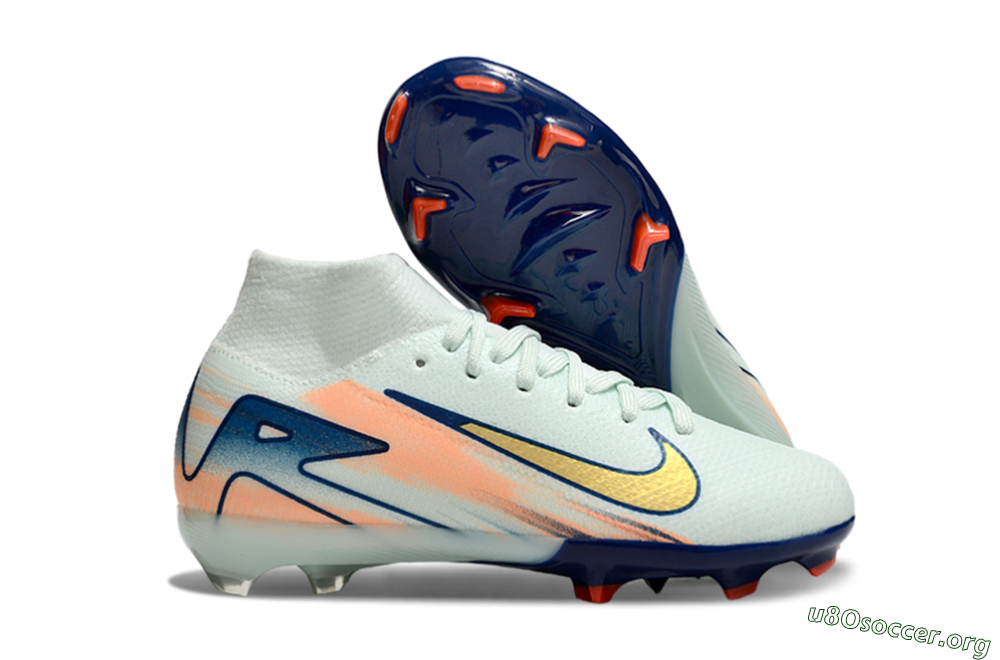 Nike Air Zoom Mercurial Superfly 10 Elite FG Football Boots - Jade/Gold/Blue 2